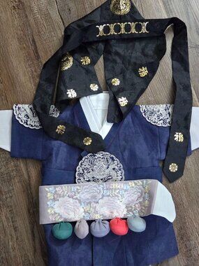 Infant Korean Hanbok for Dol, Baek-il